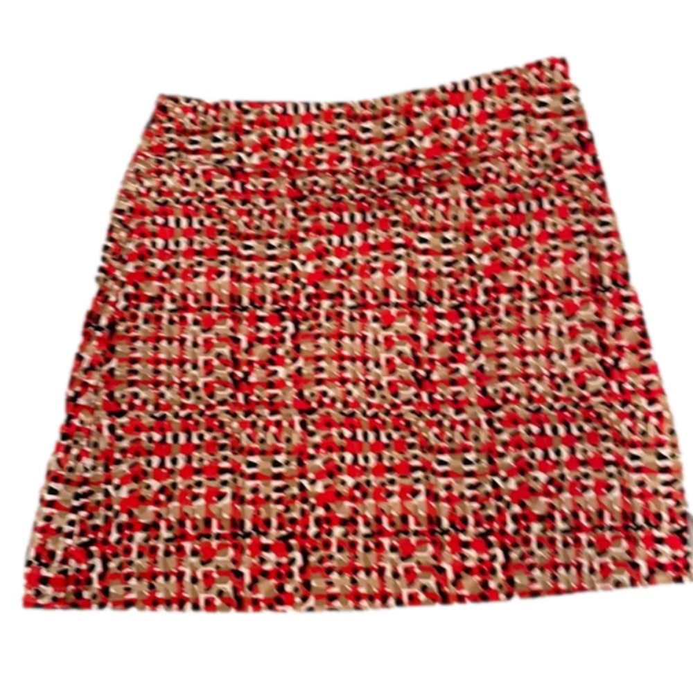 ANN TAYLOR MULITY COLOR BLOCK SKIRT SIZE 4